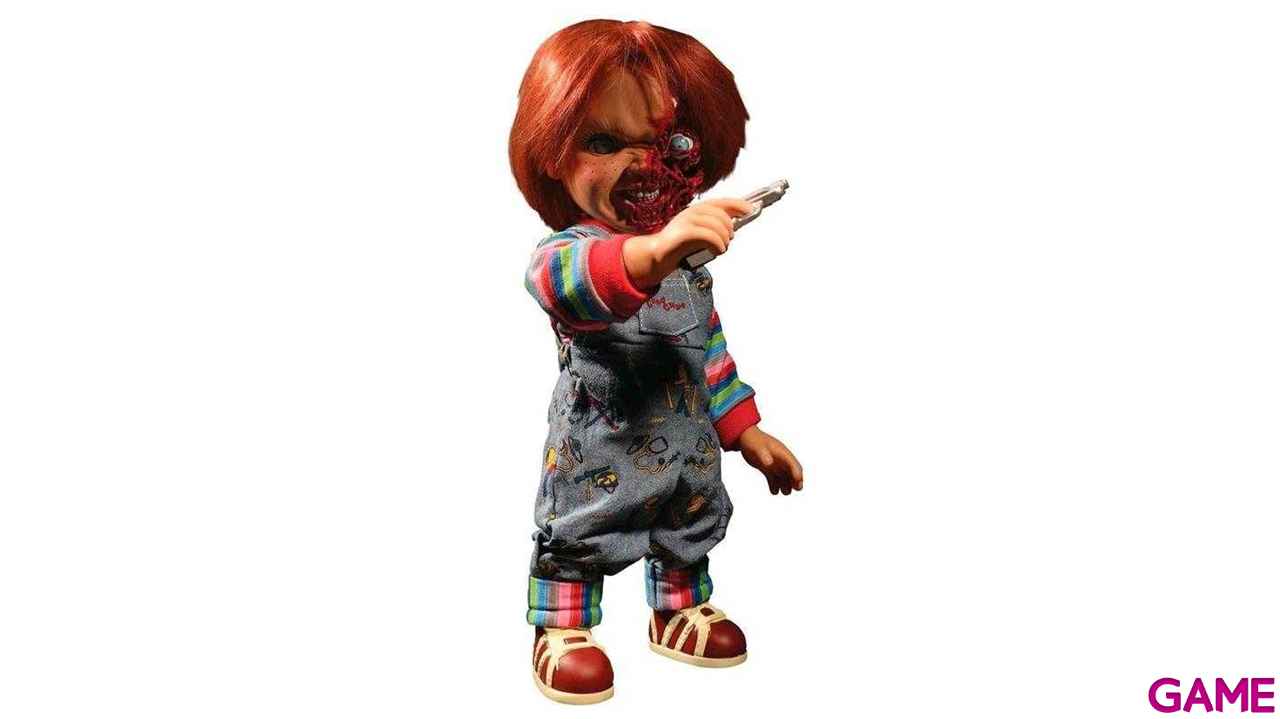 Figura con voz de Chucky el muñeco diabólico de 38 cm-0