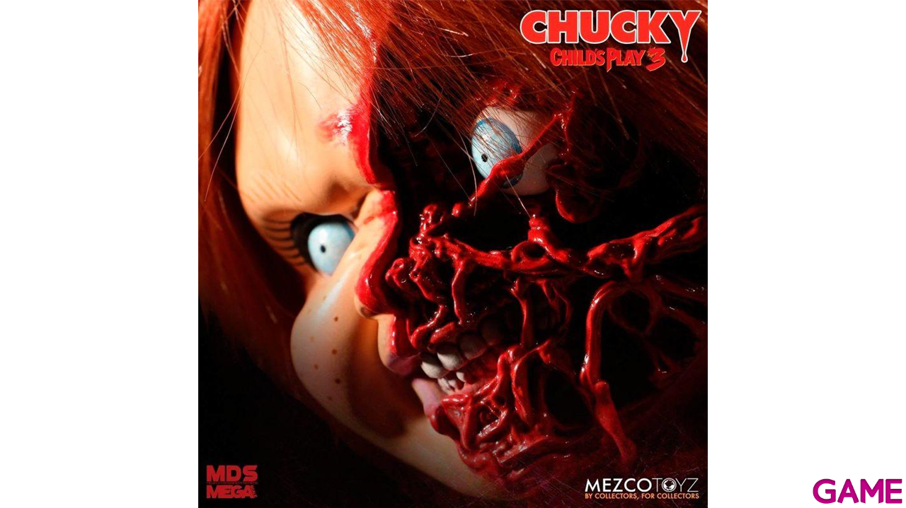 Figura con voz de Chucky el muñeco diabólico de 38 cm-3