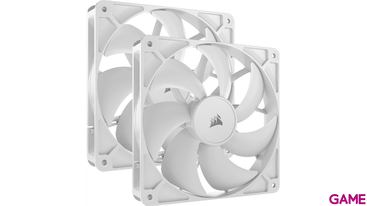 Corsair RS140 14cm Blanco Dual Pack - Ventilador Caja-1
