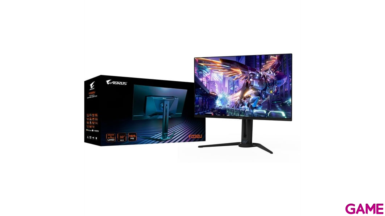Gigabyte Aorus FO32U 31.5´´ - QD OLED - 4K UHD - 165Hz - FreeSync Premium Pro - Monitor Gaming-1
