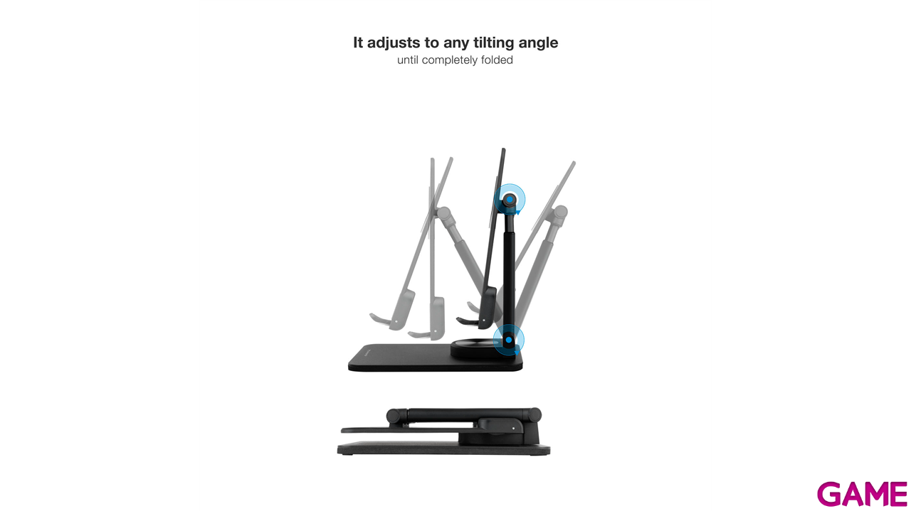 TooQ Soporte de Sobremesa Ajustable para Movil o Tablet de hasta 12,9”-5