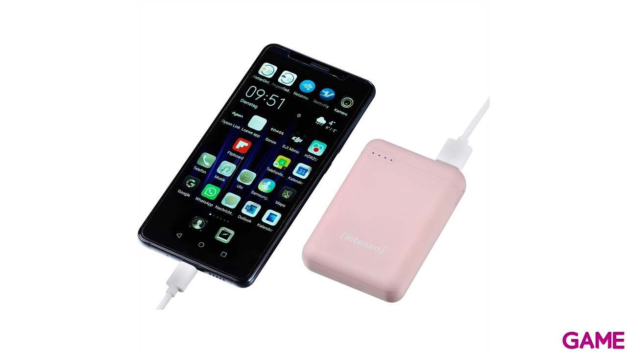 Intenso PowerBank XS10000  10000mAh Rosa-3