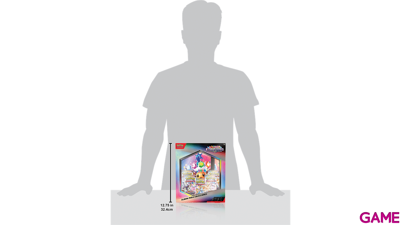 Album para colección Pokemon Escarlata y Púrpura Evoluciones Prismáticas (Castellano)-2