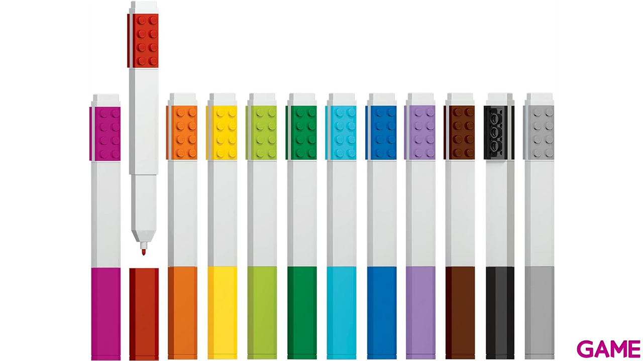 Set 12 Piezas de Marcadores LEGO-3