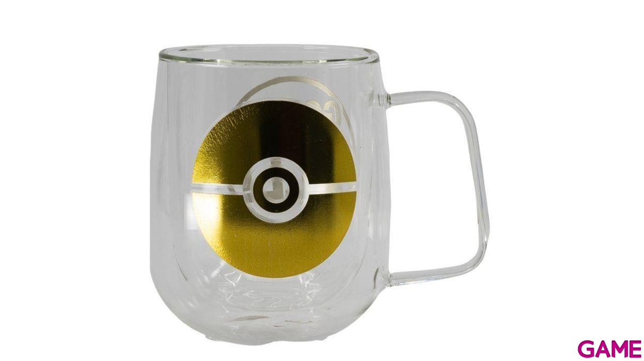 TAZA CRISTAL DOBLE PARED POKeMON 290ML-0