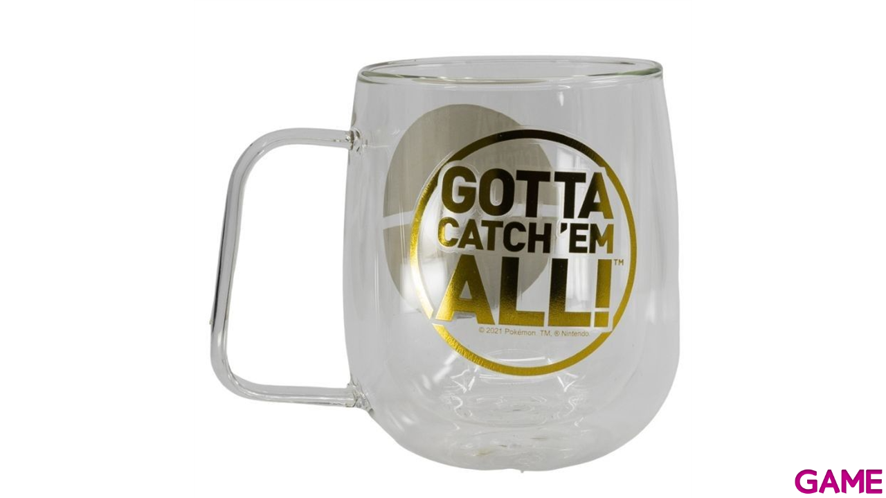 TAZA CRISTAL DOBLE PARED POKeMON 290ML-1