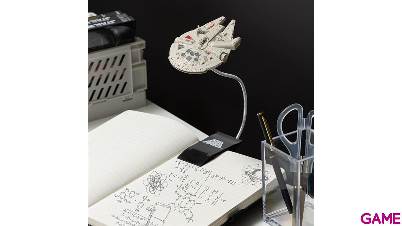 Lampara para libro Halcon Milenario Star Wars 20cm-1