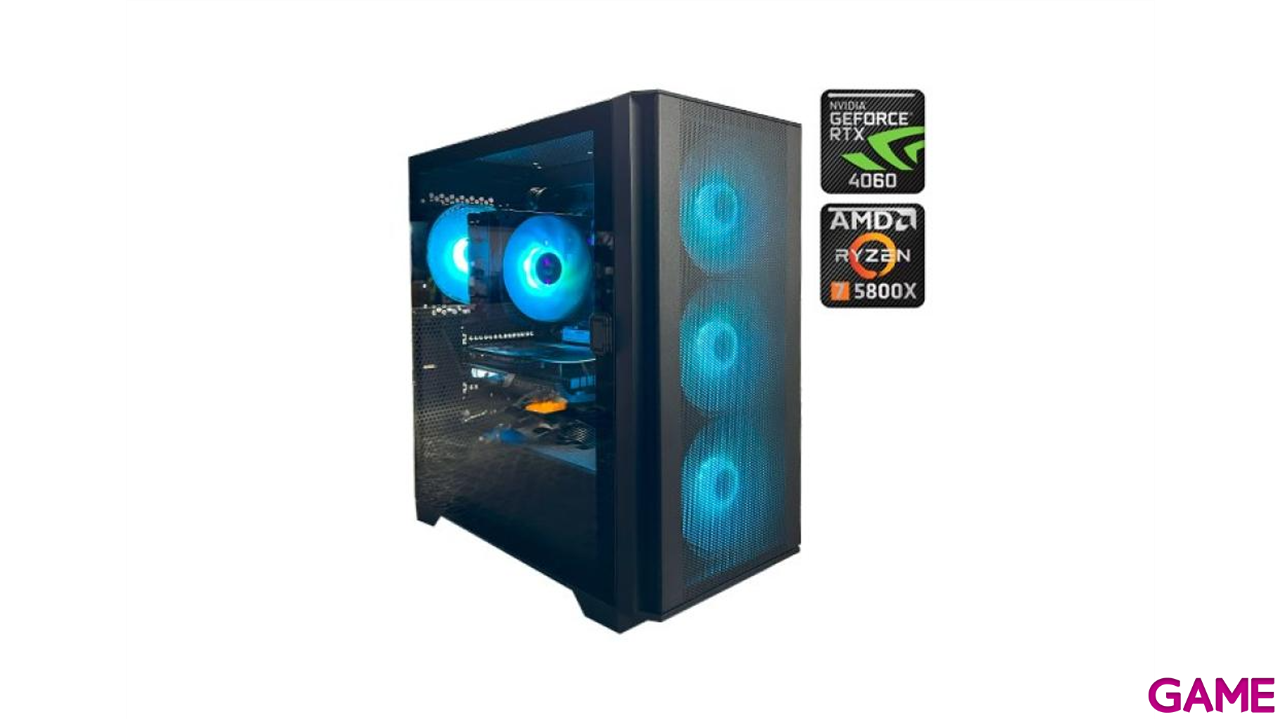 Adonia Gaming Ryzen 7-5800X - RTX 4060 - 16GB - 1TB SSD - Ordenador Sobremesa Gaming-2