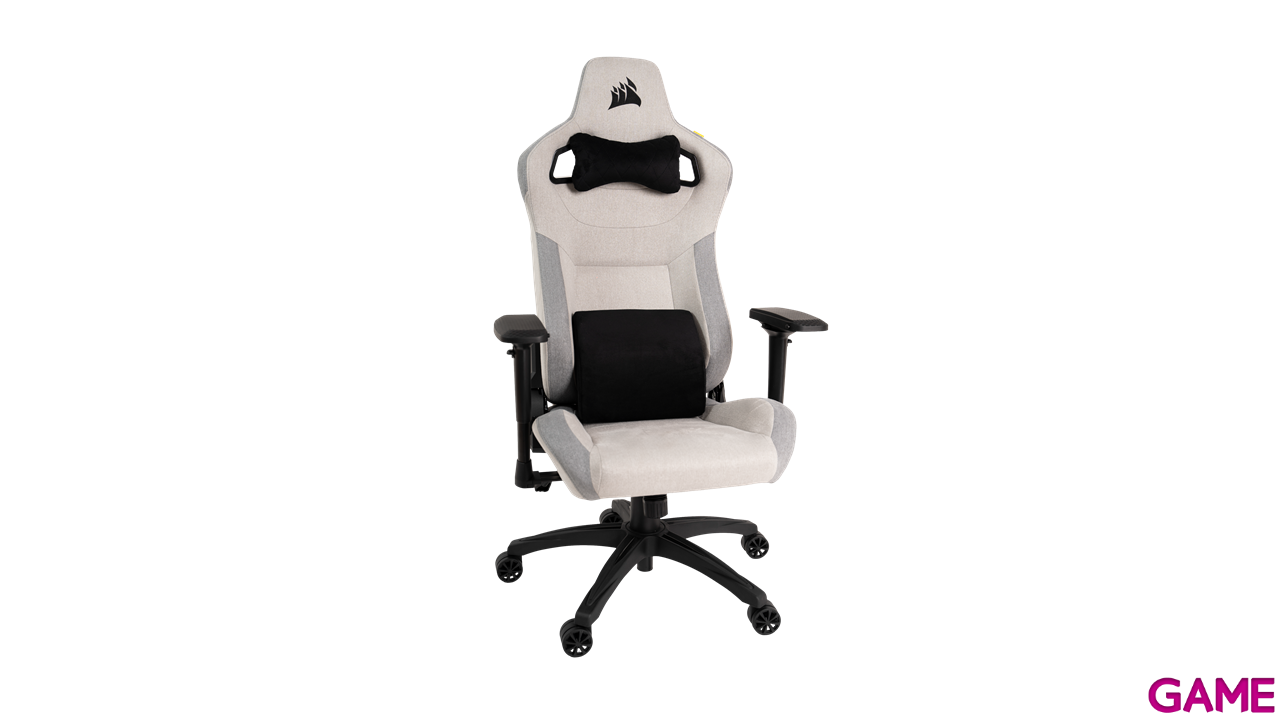 Corsair T3 Rush 2023 Grey Silver - Exclusiva - Silla Gaming-5