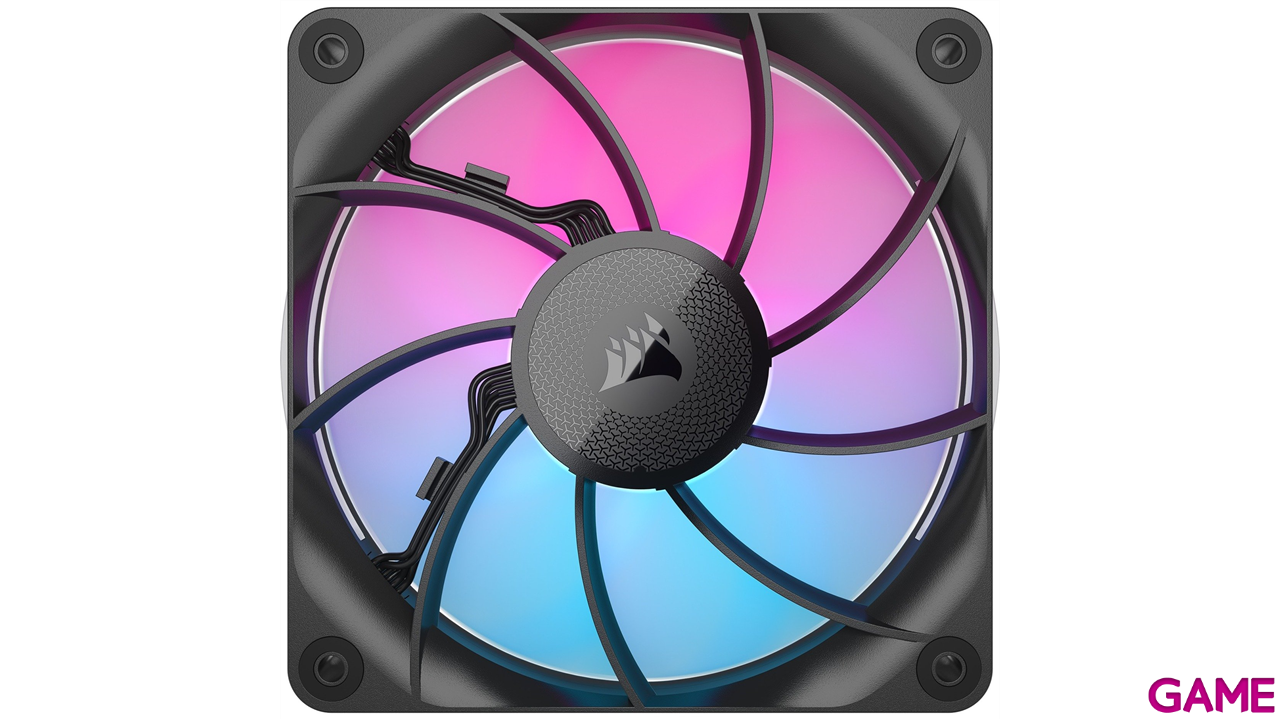 VENTILADOR CAJA CORSAIR RX RGB MAX Series, iCUE LINK RX120 RGB MAX, 120mm RGB Fan, Triple Fan Kit CO-9051034-WW-3