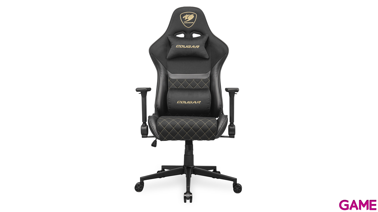 Cougar Armor One V2 Gold Fabric - Silla Gaming-0