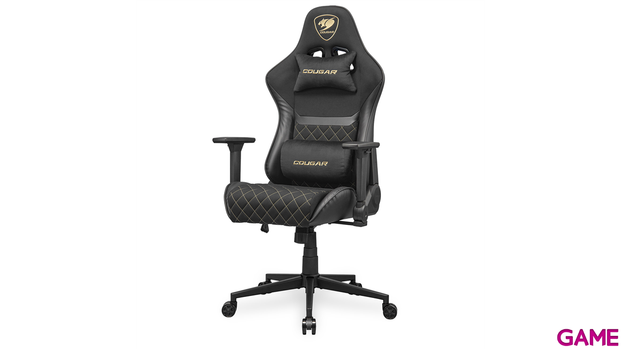Cougar Armor One V2 Gold Fabric - Silla Gaming-1