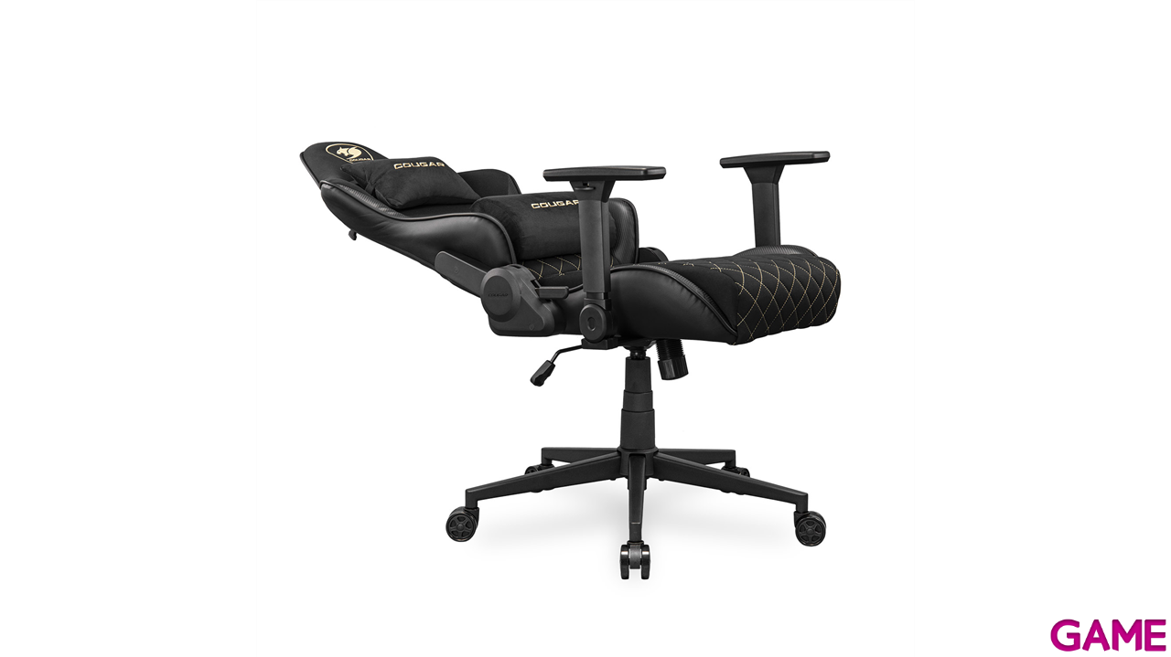 Cougar Armor One V2 Gold Fabric - Silla Gaming-4