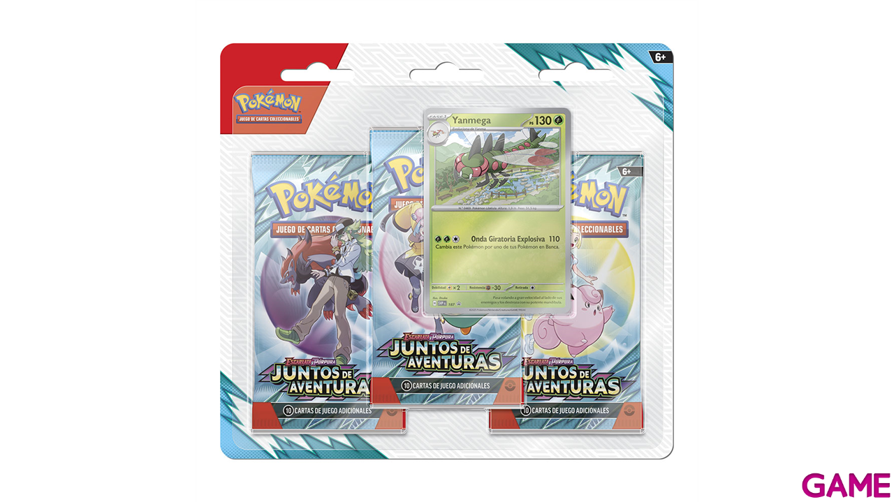 Pack de 3 Sobres de Refuerzo Pokemon TCG SV9: Juntos de Aventuras-2