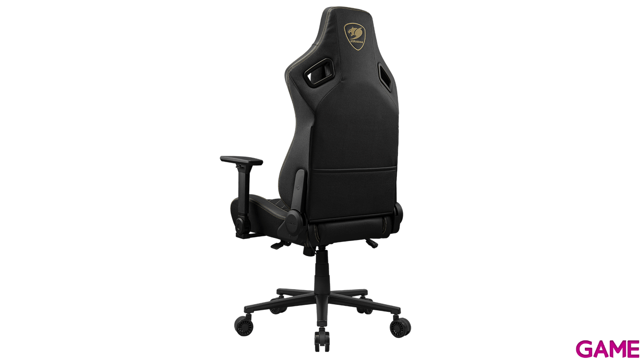 Cougar Defensor Gold Fabric - Silla Gaming-1