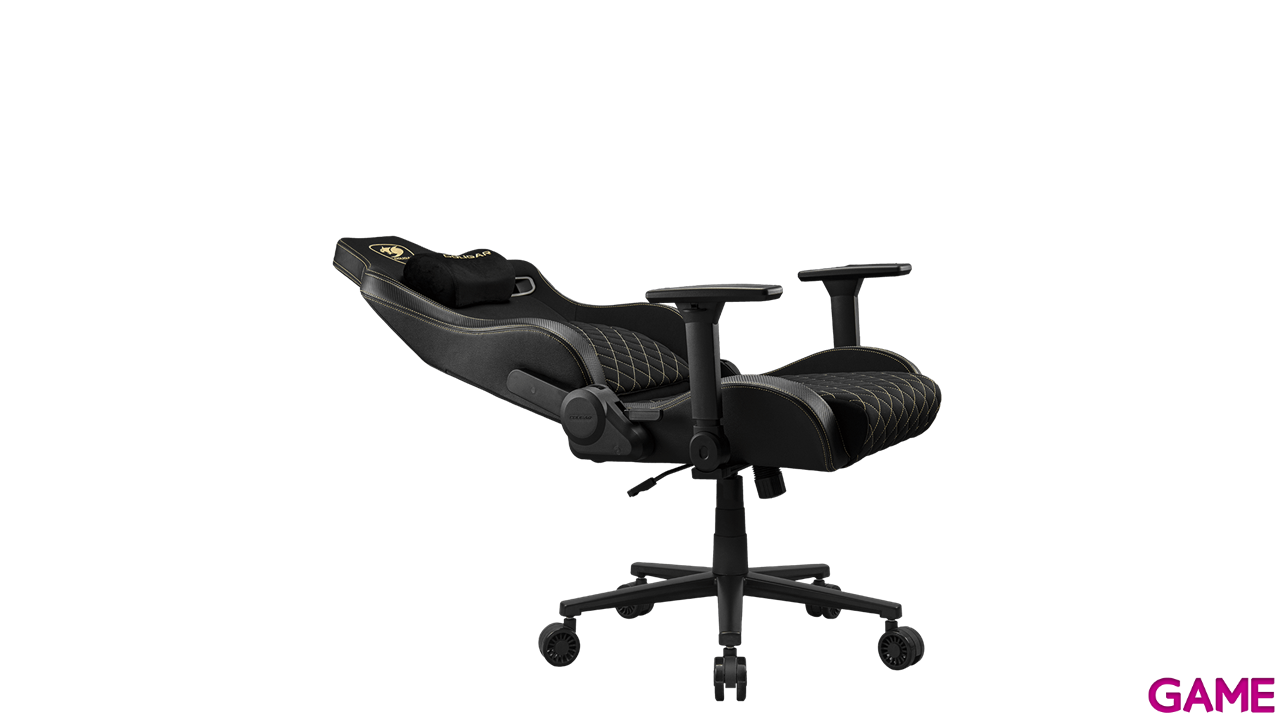 Cougar Defensor Gold Fabric - Silla Gaming-3