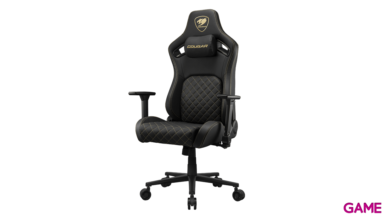 Cougar Defensor Gold - Silla Gaming-1