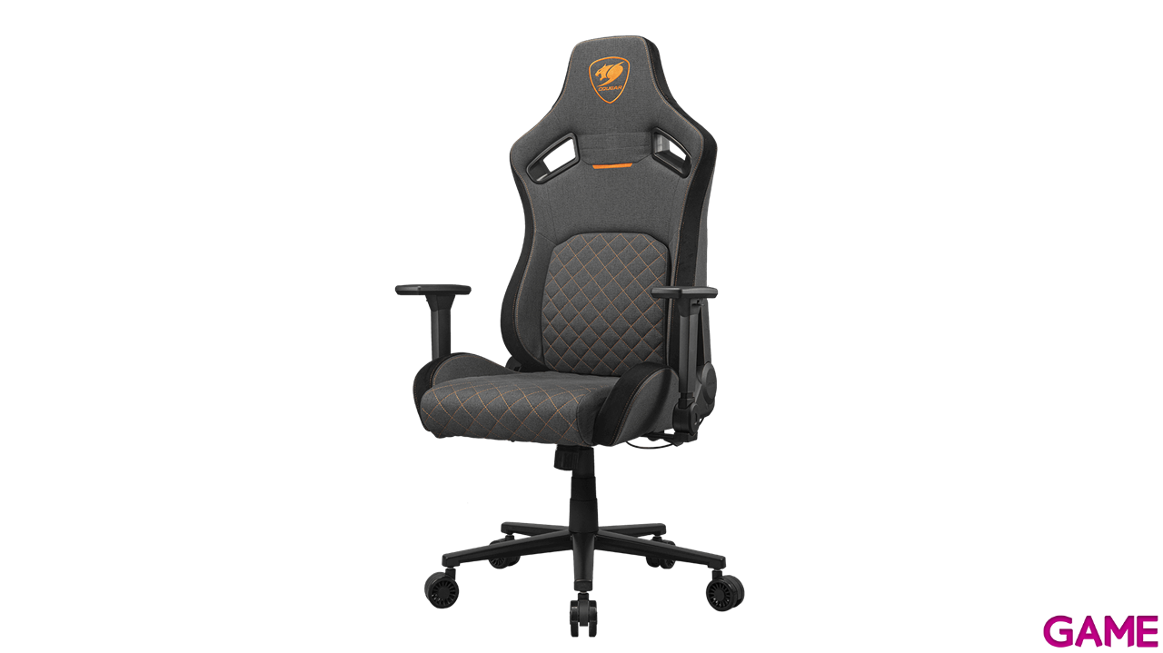Cougar Defensor Gray Fabric - Silla Gaming-1