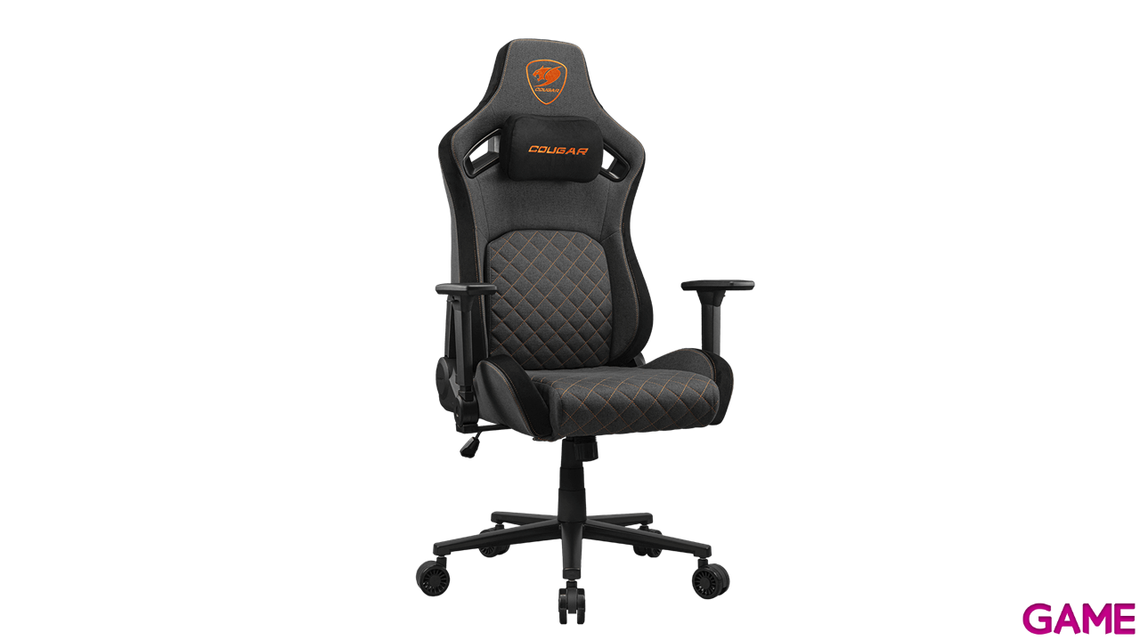 Cougar Defensor Gray Fabric - Silla Gaming-3