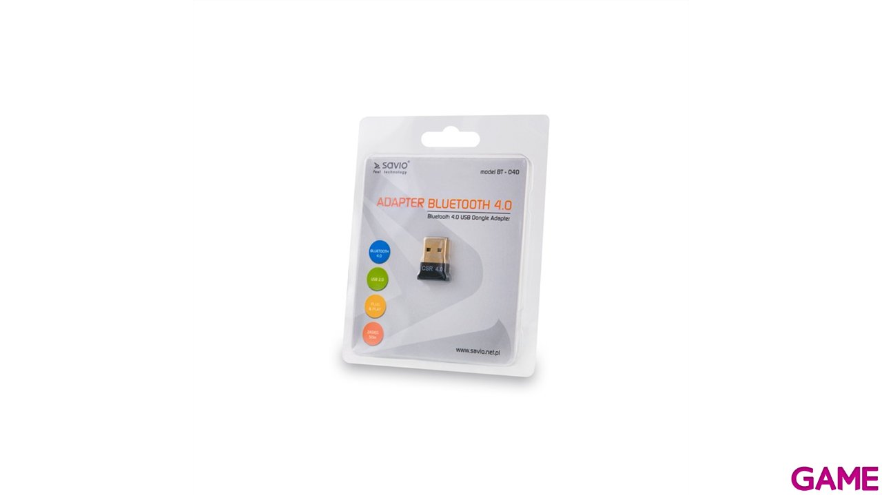 ADAPTADOR BLUETOOTH 40 SAVIO BT-040-0