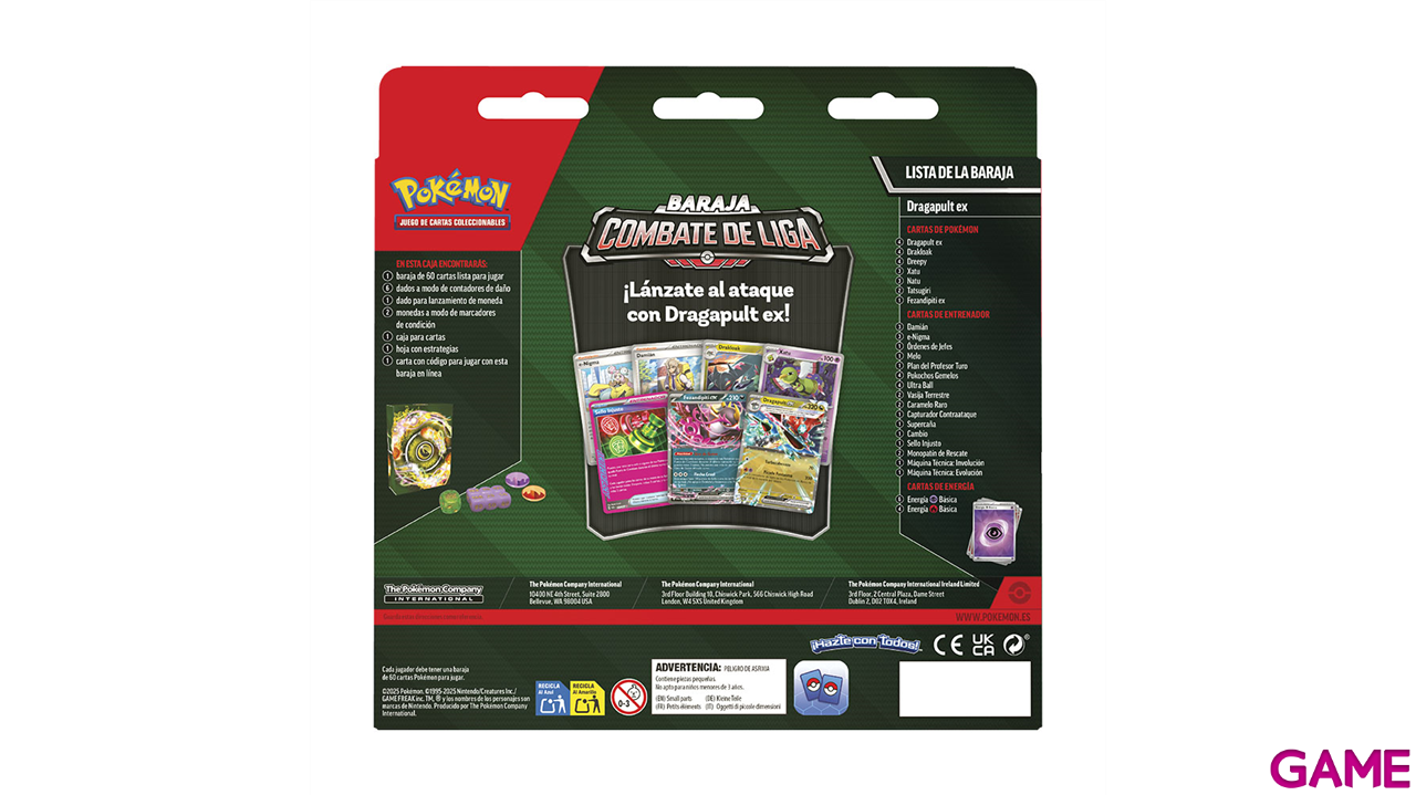 Baraja de Batalla de Liga Pokemon TCG Abril 2025-0