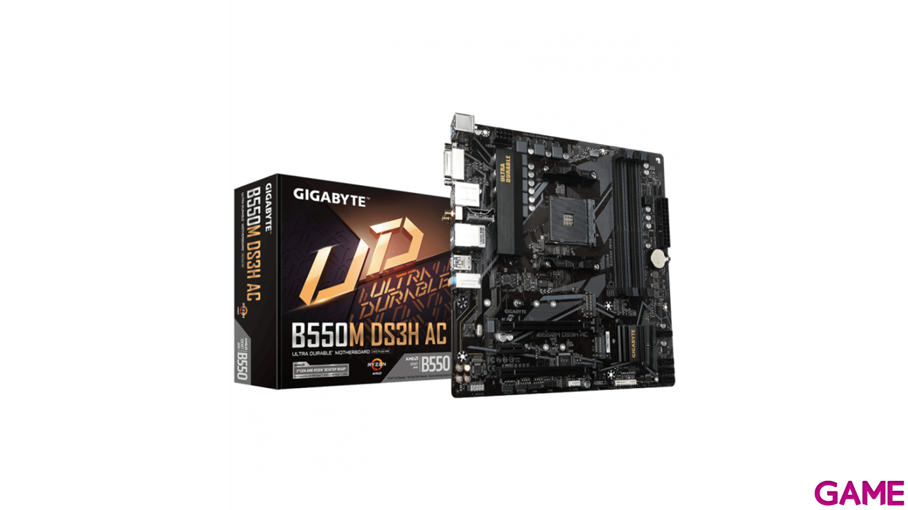 PLACA BASE GIGABYTE AM4 B550M DS3H AC DDR4 WIFI-0