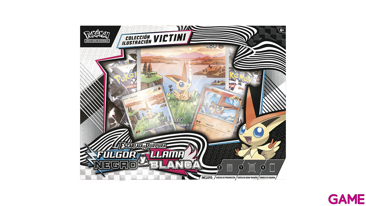 Caja Colección Ilustración Pokemon TCG Escarlata y Púrpura: Fulgor Negro y Llama Blanca-0