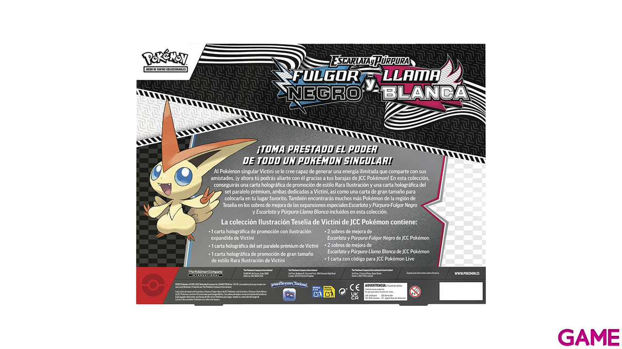 Caja Colección Ilustración Pokemon TCG Escarlata y Púrpura: Fulgor Negro y Llama Blanca-1