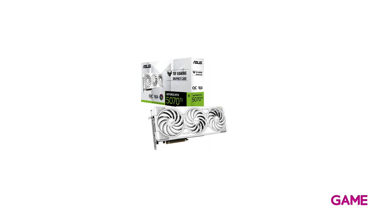 ASUS TUF Gaming GeForce RTX 5070 TI White 16GB GDDR7 - Tarjeta Grafica Gaming-4