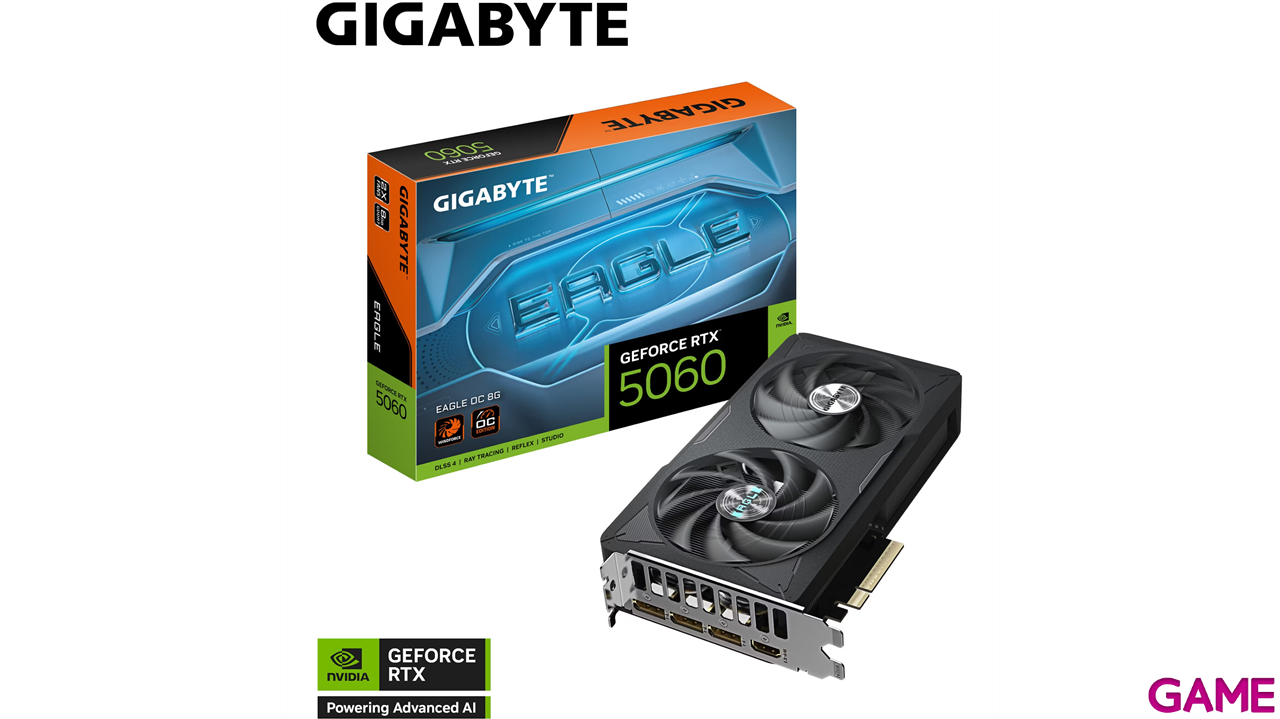 Gigabyte GeForce RTX 5060 Eagle OC 8G GDDR7 - Tarjeta Grafica Gaming-2
