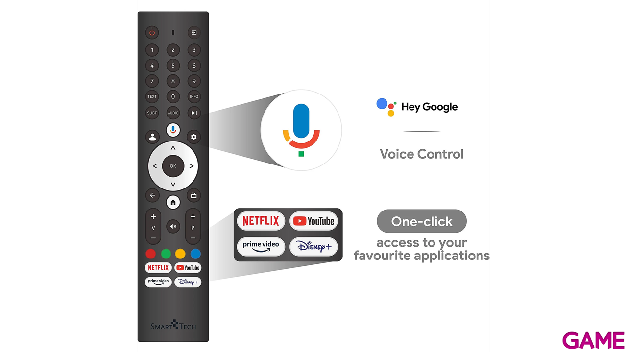 Smart Tech 43QG02V 43´´ - QLED - 4K UHD - Google TV - Televisor-2