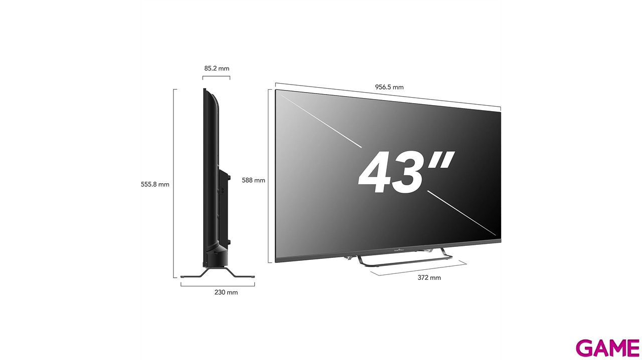 Smart Tech 43QG02V 43´´ - QLED - 4K UHD - Google TV - Televisor-3
