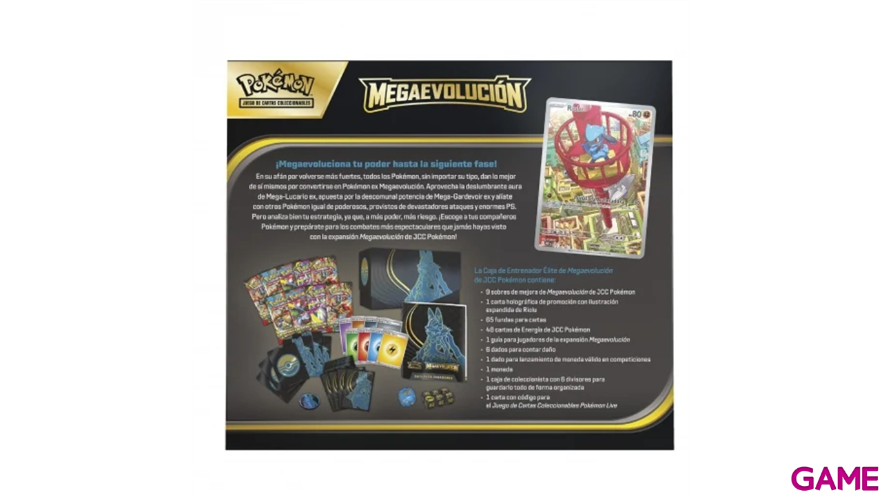 Caja de Entrenador Élite Pokemon Megaevolucion (Castellano)-1