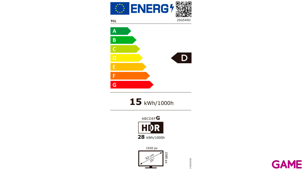 TCL 25G54 25´´ - MiniLED - Full HD - 144Hz - Monitor Gaming-1