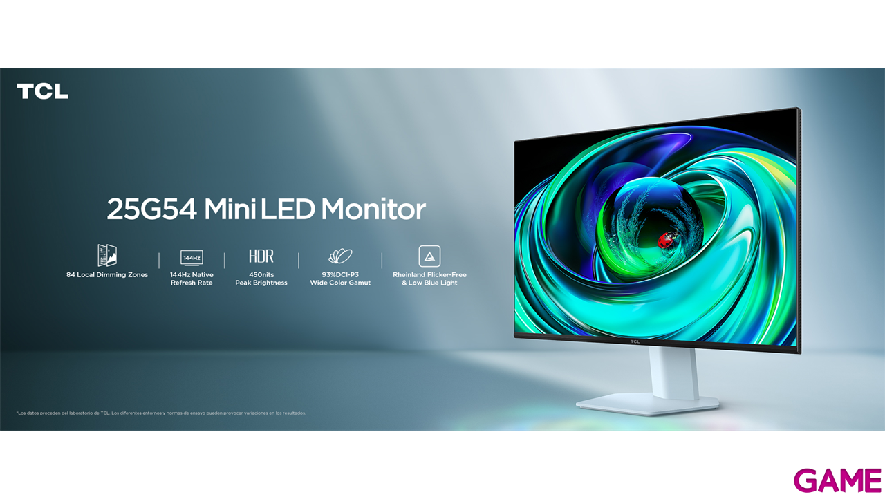 TCL 25G54 25´´ - MiniLED - Full HD - 144Hz - Monitor Gaming-4