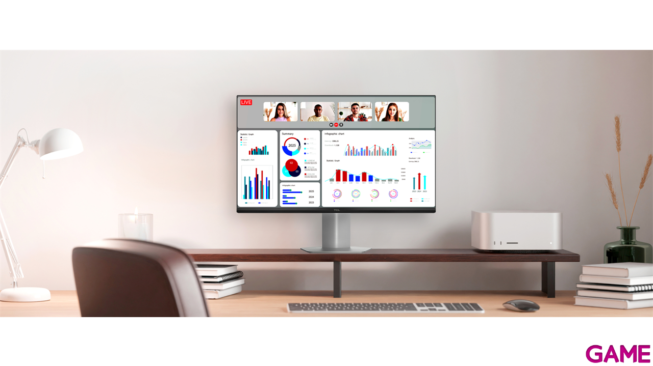 TCL 24G54 24´´ - MiniLED - Full HD - 100Hz - Monitor Gaming-8
