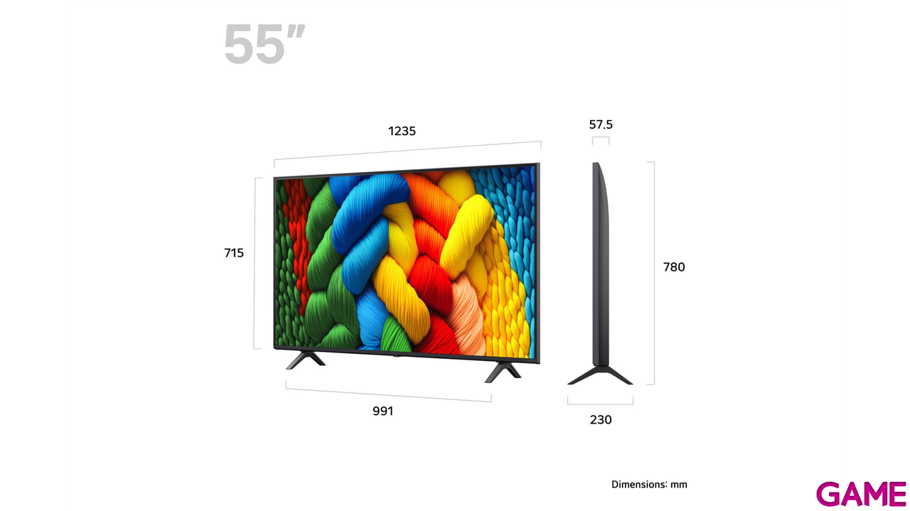 LG NanoCell AI 55NANO80A6B 55
