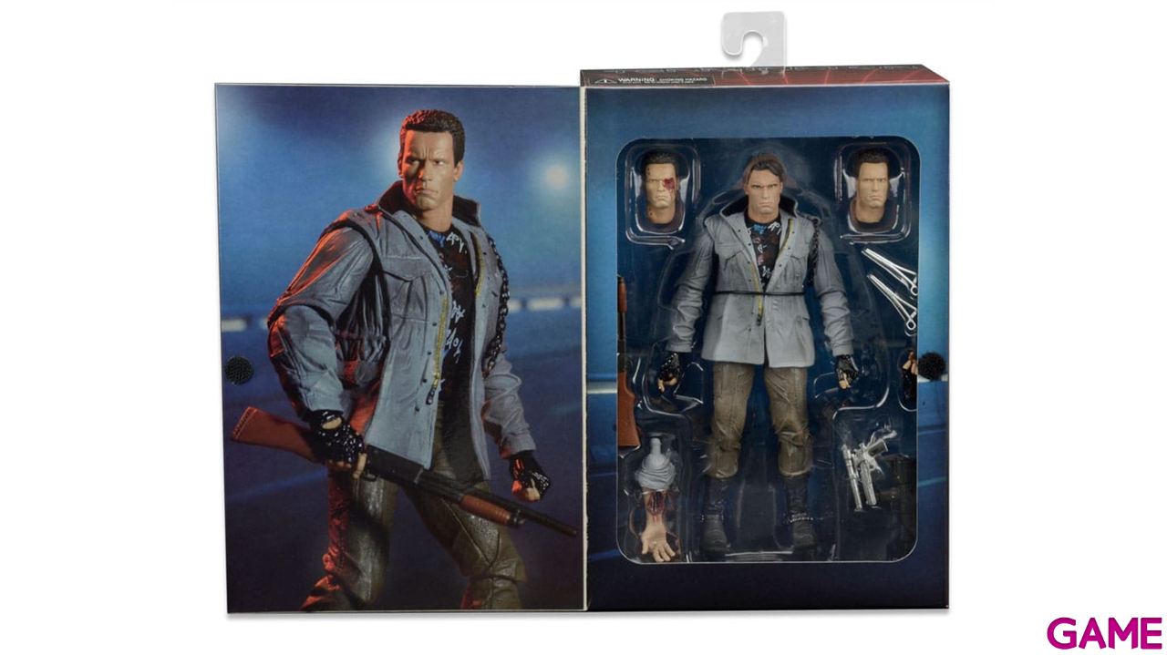 Figura Terminator Action Figure Ultimate T-800 (Tech Noir) de 18 cm-0