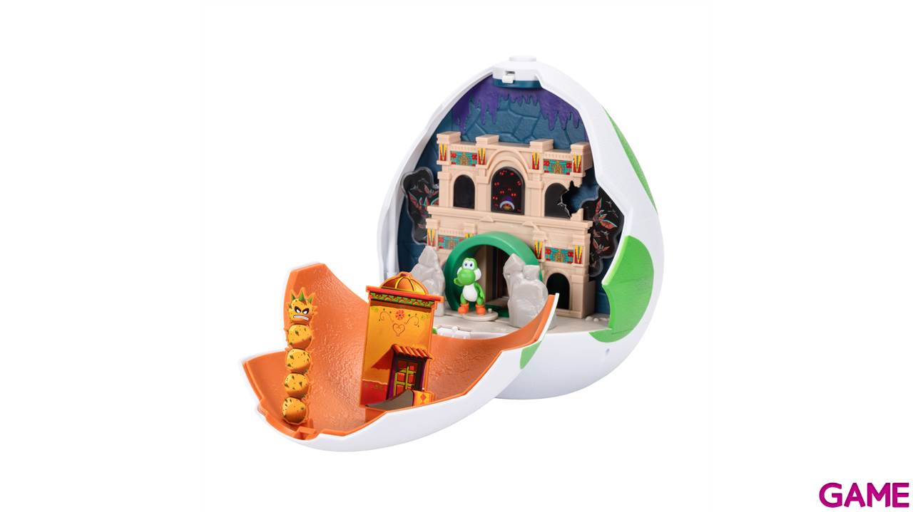 Playset Super Mario Galaxy - Huevo Yoshi de 25 cm con elementos funcionales y 2 figuras 4 cm (Yoshi y Mario)-10