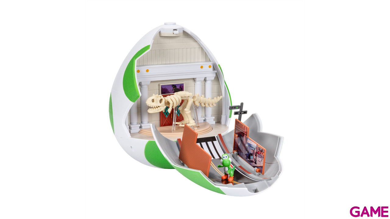 Playset Super Mario Galaxy - Huevo Yoshi de 25 cm con elementos funcionales y 2 figuras 4 cm (Yoshi y Mario)-2