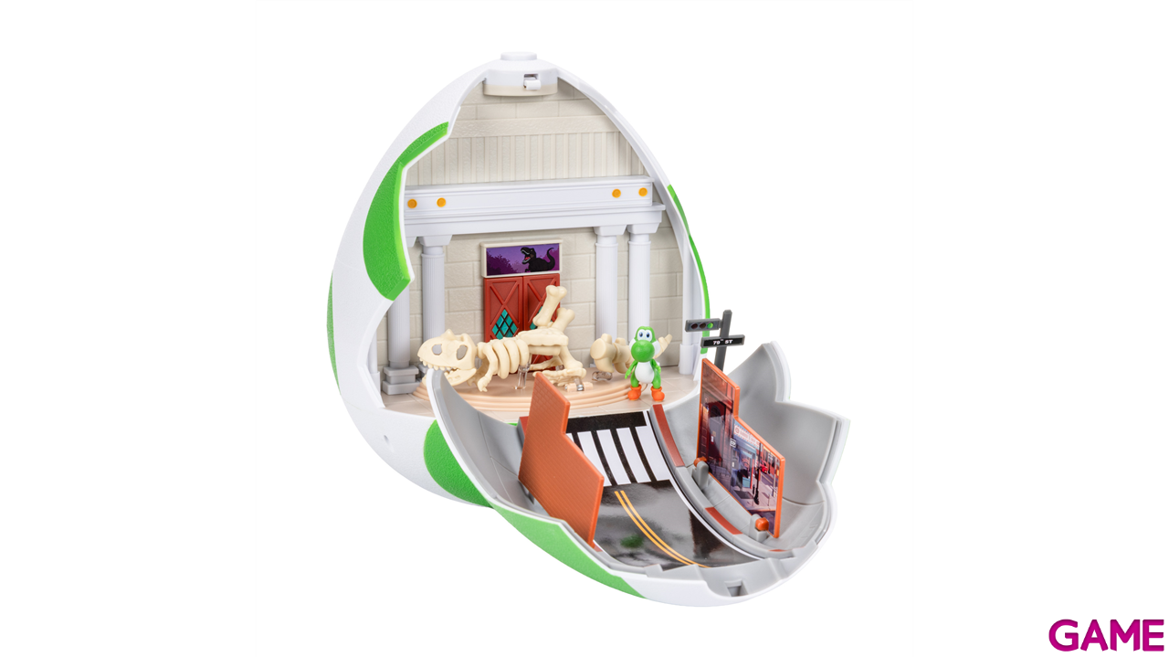 Playset Super Mario Galaxy - Huevo Yoshi de 25 cm con elementos funcionales y 2 figuras 4 cm (Yoshi y Mario)-6