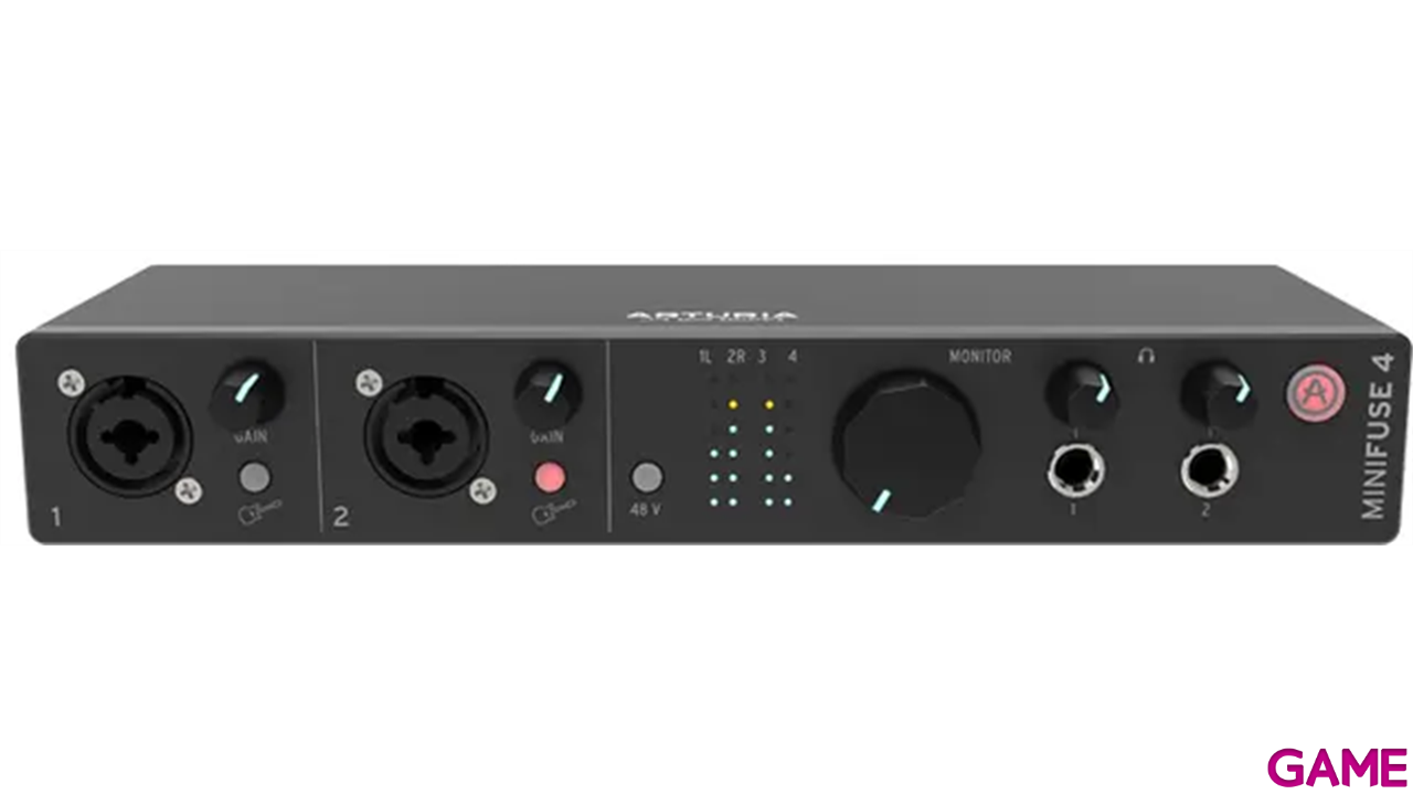 Arturia MiniFuse 4 Negro - Interfaz de Audio-2