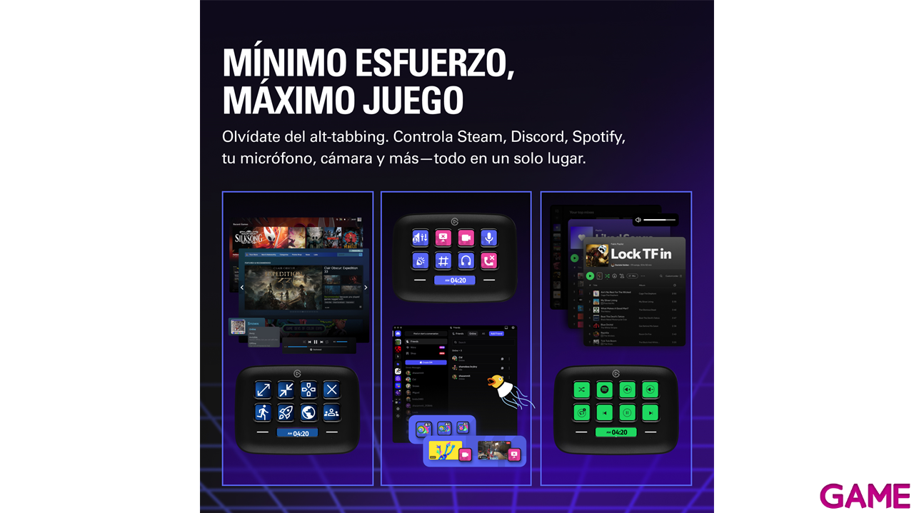 Elgato Stream Deck Neo Negro 8 botones - Controlador Streaming-1