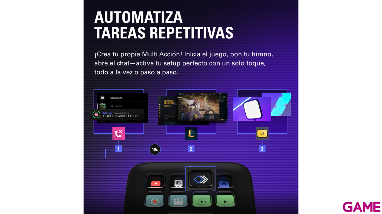 Elgato Stream Deck Neo Negro 8 botones - Controlador Streaming-2