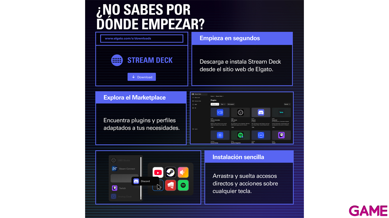 Elgato Stream Deck Neo Negro 8 botones - Controlador Streaming-5