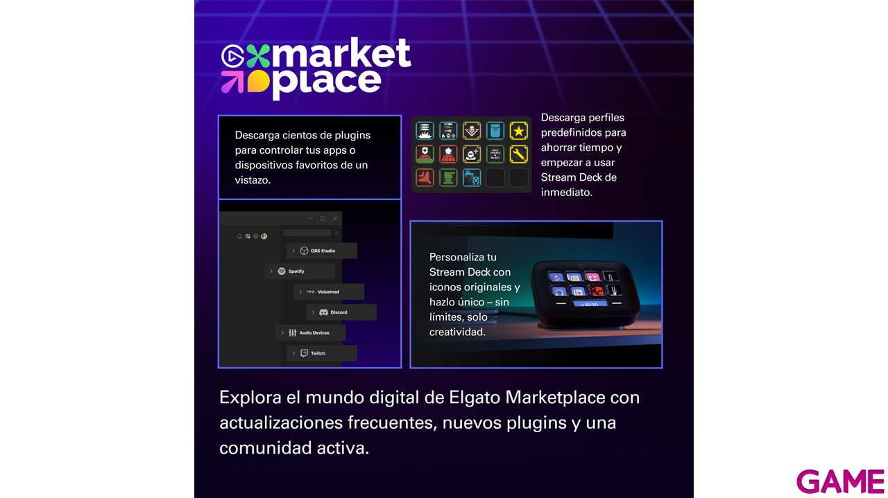 Elgato Stream Deck Neo Negro 8 botones - Controlador Streaming-6