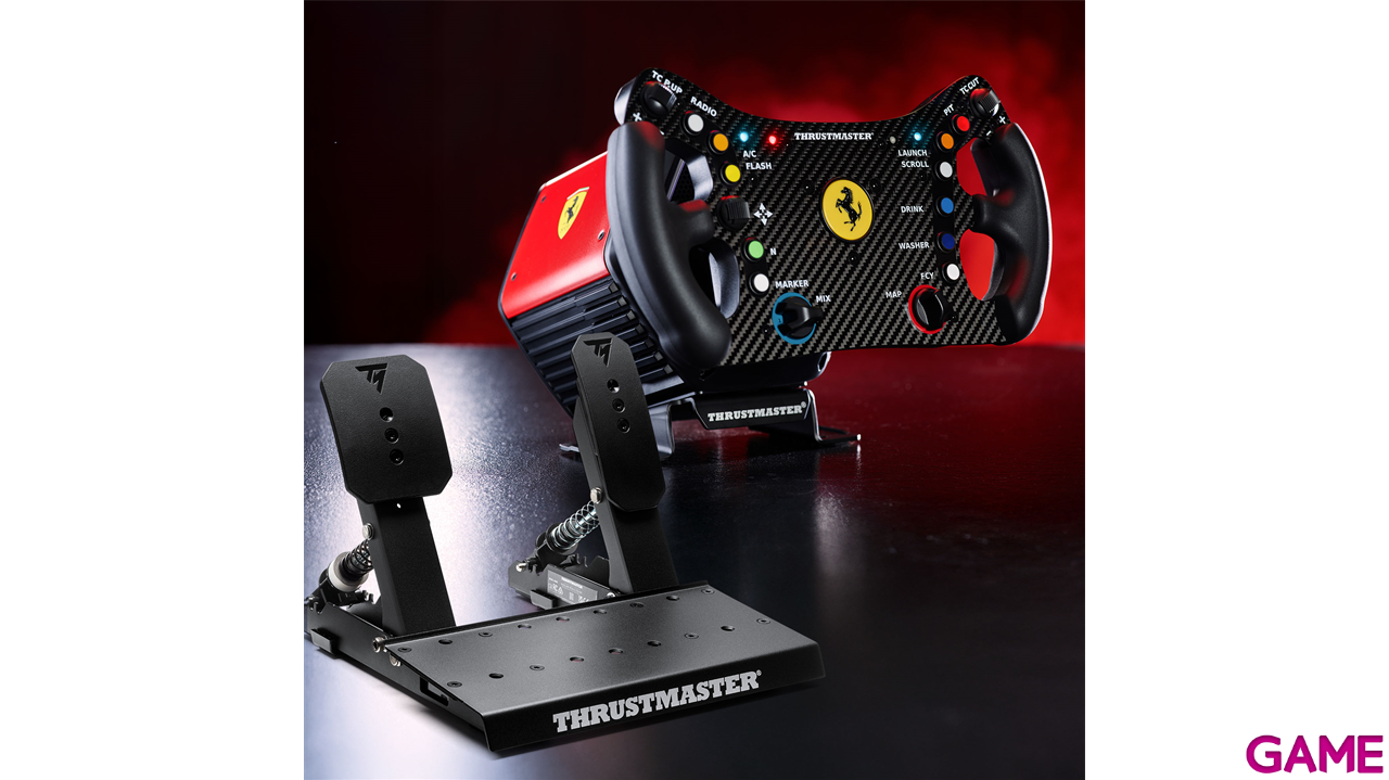Thrustmaster T818 Ferrari 488 GT3 - Direct Drive 10Nm - Pedales Raceline LTE 2 - Volante-0