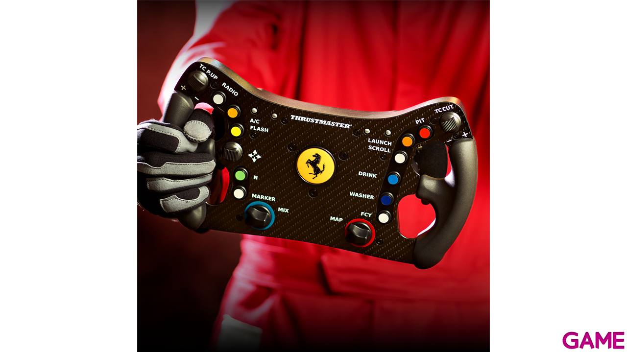 Thrustmaster T818 Ferrari 488 GT3 - Direct Drive 10Nm - Pedales Raceline LTE 2 - Volante-2
