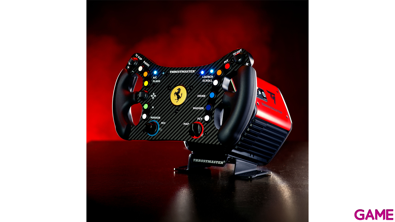 Thrustmaster T818 Ferrari 488 GT3 - Direct Drive 10Nm - Pedales Raceline LTE 2 - Volante-3