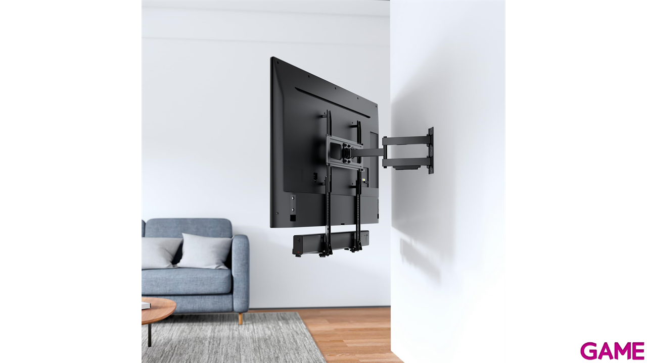 Soporte Universal para Barra de Sonido - Negro - AISENS - SPK01U-189-3